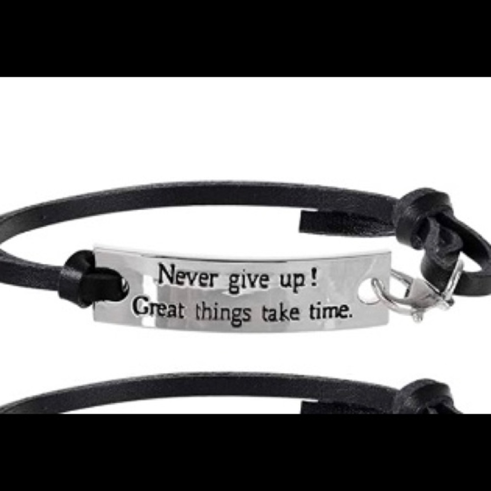 Inspirational Gifts Leather Bracelet